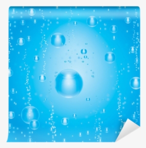Abstract Underwater Scene Air Bubbles In Deep Wall - Portable Network Graphics