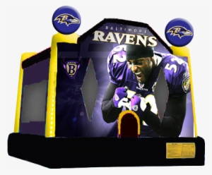 throw a ravens party with this amazing ray lewis moonbounce - baltimore ravens edible cake image topper birthday