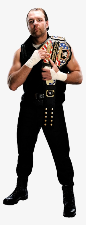 Dean Ambrose Us Champion By The Rocker 69-d67t2og - Daniel Bryan United States Champion