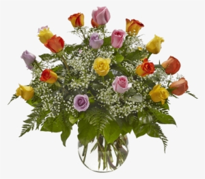 Two Dozen Mixed Rose Arrangement • $69 - Bloemstukken