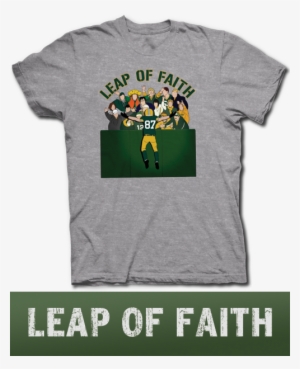 Lambeau Leap Of Faith Green Bay Packers Fan T Shirt - Harry Caray T Shirt
