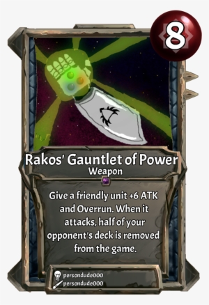 [card] Rakos' Gauntlet Of Power - .com