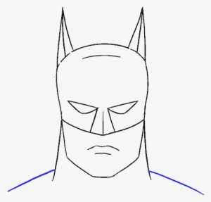 How To Draw Batman's Face - Drawing