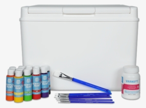 Coolersbyu Complete Cooler Painting Kit Includes Everything - Paint