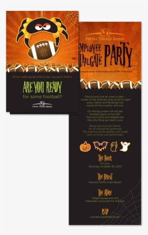 Based On Football And Halloween Themes, Created A Fun - Stationery
