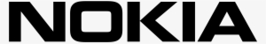 Nokia Logo Black And White - Nokia Logo Png Black