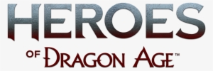 Heroes Of Dragon Age Is A Free To Play Game Set In - Heroes Of Dragon Age Logo