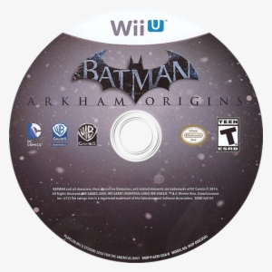 Arkham Origins Wiiu Disc - Batman Arkham Origins Cd