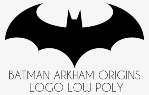 Batman Arkham Origins Low Poly Logo On Behance - Logo Batman Arkham Origins
