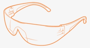 Personal Protective Equipment - Safety Glasses Illustration