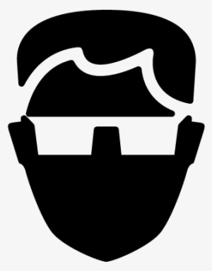 Safety Glasses Vector - Icon Man Safety Glasses