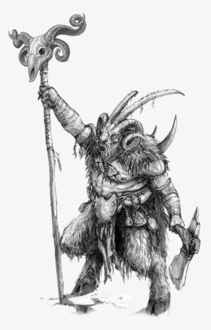 Goatskull Aanchuth, Gabrax Warlock - Aanchuth The Cursed - Warlock Of The Gabrax