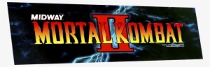 Mortal Kombat Ii Marquee - Tin Sign Mortal Kombat 2" Arcade Shop Game Room Marquee