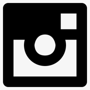 Square Photo Camera Symbol Vector - Instagram Silhouette Logo