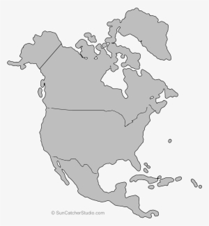 North America - North America Continent Clipart