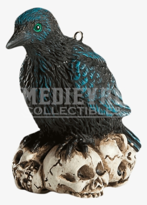 Raven Horror Ornament - Bigbolo Raven Skull Christmas Ornament