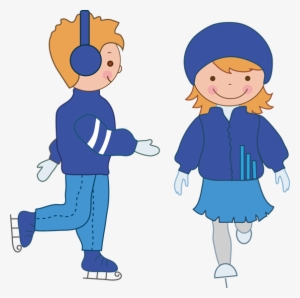Girl Ice Skating Clipart Png - Ice Skaters Clip Art