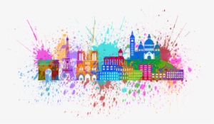 Colorful Splatter Png Download