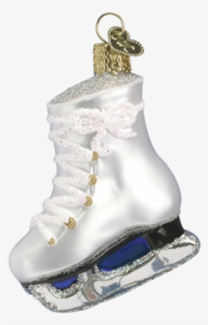Ice Skate Ornament - Glass Ice Skate Ornament