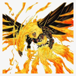 Ancien Flame Deity And Blaze Fenix, The Burning Bombardment - Yu Gi Oh Cards Render