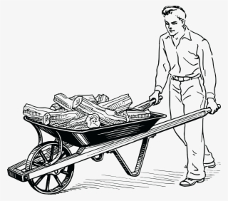 This Free Icons Png Design Of Man With Wheelbarrow