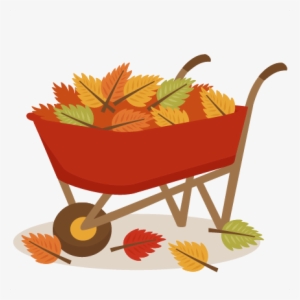 Wheelbarrow Svg Cutting File Fall Svg Cuts Autumn Svg - Cute Fall Clipart