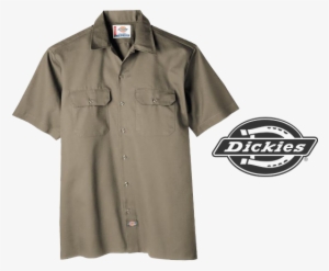 Dickies Short Sleeve Work Shirt,twill,khaki,xl Model: