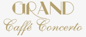 Grand Caffé Concerto Logo - Calligraphy