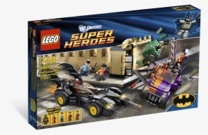 6864 Batmobile And The Two-face Chase - Lego Dc Universe Super Heroes Batmobile And Two-face