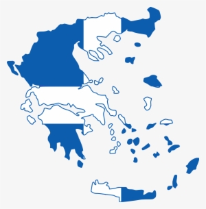 Open - Greece Flag And Map