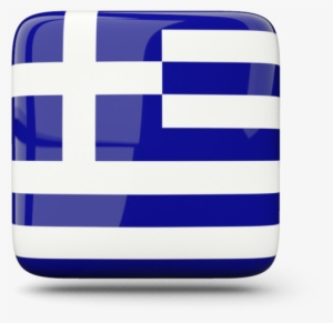 Greek - Greece Flag Square