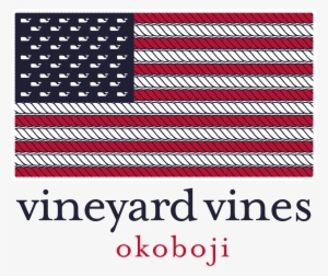 Vineyard Vines Okoboji Usa Flag Tee