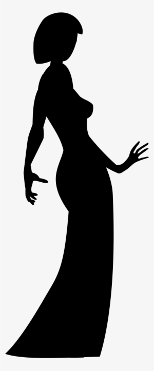 This Free Icons Png Design Of Woman In Dress Silhouette
