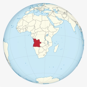 Localização De Angola No Mapa - Zambia On The Globe