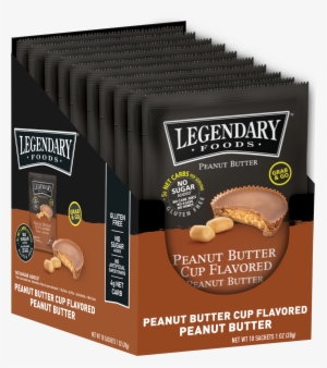 Peanut Butter Cup Nut Butter Squeeze Packs - Legendary Foods Almond Butter