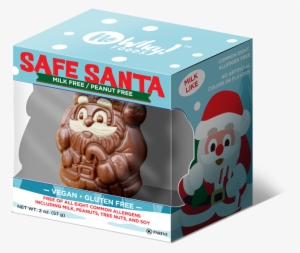 Safe Santas Vegan Chocolate - No Whey Foods Safe Santas Chocolate - 4 Oz