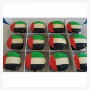 Uae Flag Design Cup Cake In Sharjah - Abu Dhabi
