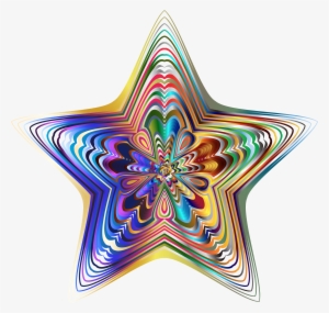This Free Icons Png Design Of Prismatic Star Line Art