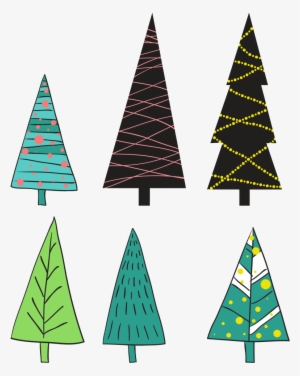 Hand Drawn Christmas Tree Stick Figure - Christmas Tree