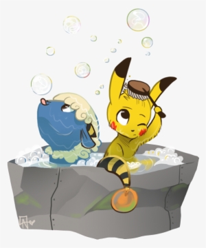 Supreme Cartoon - Pikachu With Bape Transparent PNG - 786x1017