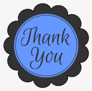 "thank you" scalloped labels pre-designed label template - thank you for your business