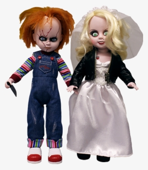Childs Play Collectible Figure Chucky And Tiffany Living - Living Dead Dolls