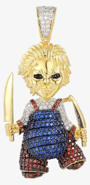 Share This Image - Iced Out Chucky Pendant