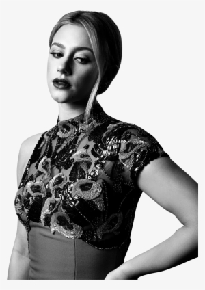 Lili Reinhart - Cole Sprouse Black And White