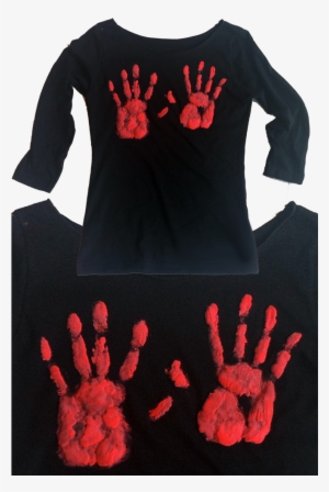 With Bloody Hands On The Front ☆ - Shirt