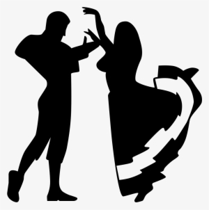 Couple Dancing Flamenco - Couple Dance Icon Png