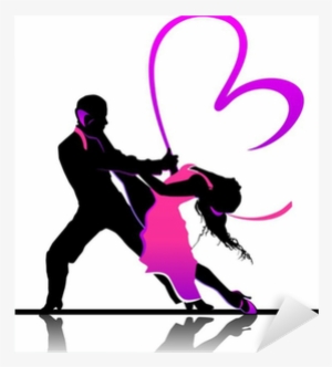 Valentine's Day Illustration With Beautiful Dancing - Vectores Bailarines