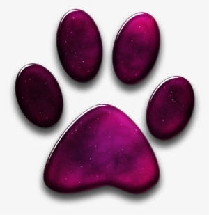 016197 glossy space icon animals animal cat print - paw