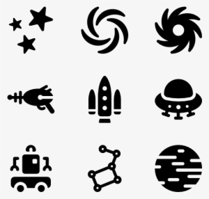 Space Sci-fi 40 Icons - Sci Fi Clip Art