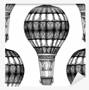 Vintage Balloon Vector Image On Blackboard Chalk Illustration - Vector Graphics